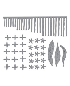 Spellbinders Milkweed Etched Dies (S4-1392)