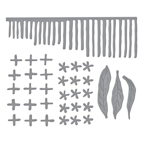 Spellbinders Milkweed Etched Dies (S4-1392) Spellbinders Milkweed Etched Dies (S4-1392)