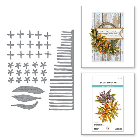 Spellbinders Milkweed Etched Dies (S4-1392) Spellbinders Milkweed Etched Dies (S4-1392)