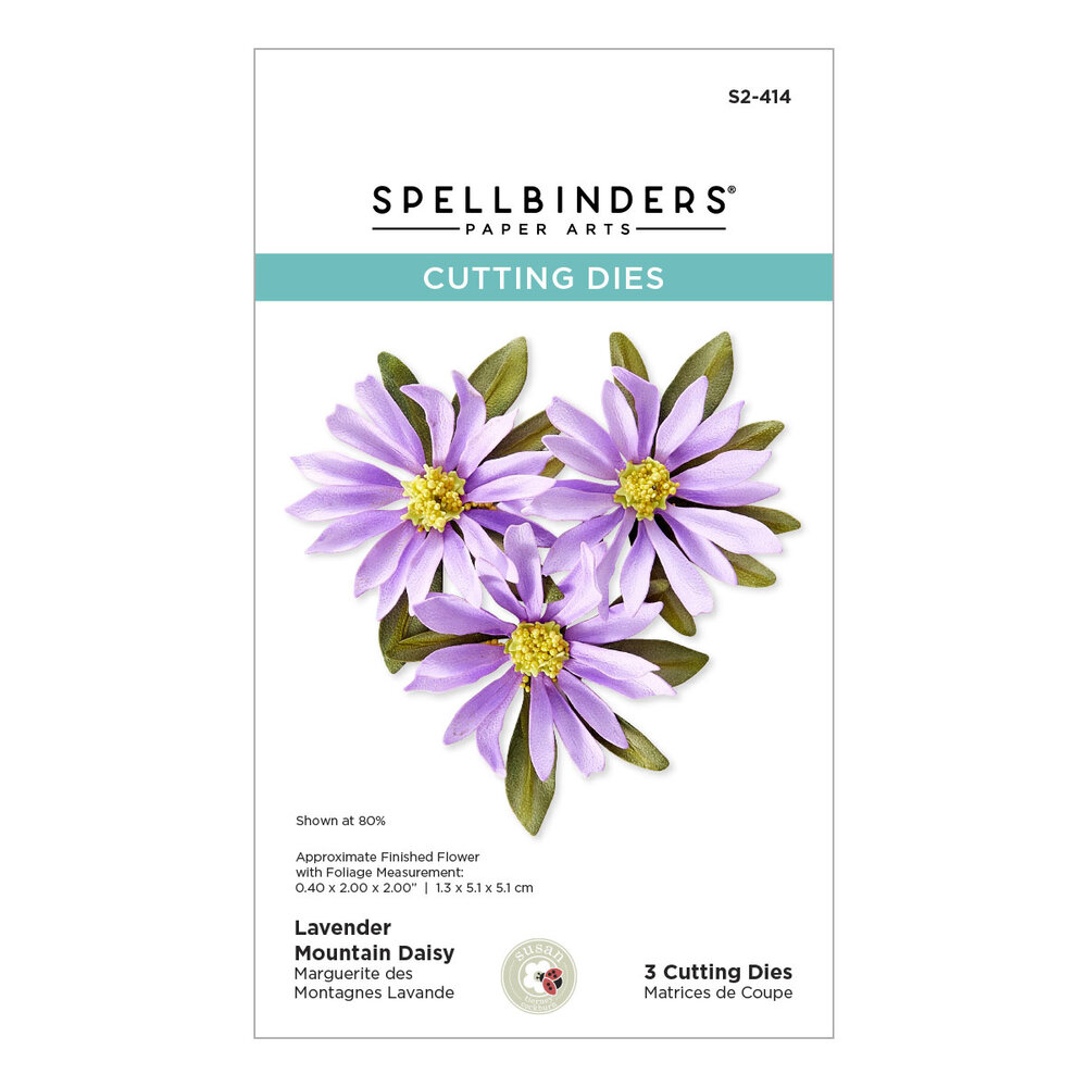 Spellbinders Lavender Mountain Daisy Etched Dies (S2-414) Spellbinders Lavender Mountain Daisy Etched Dies (S2-414)