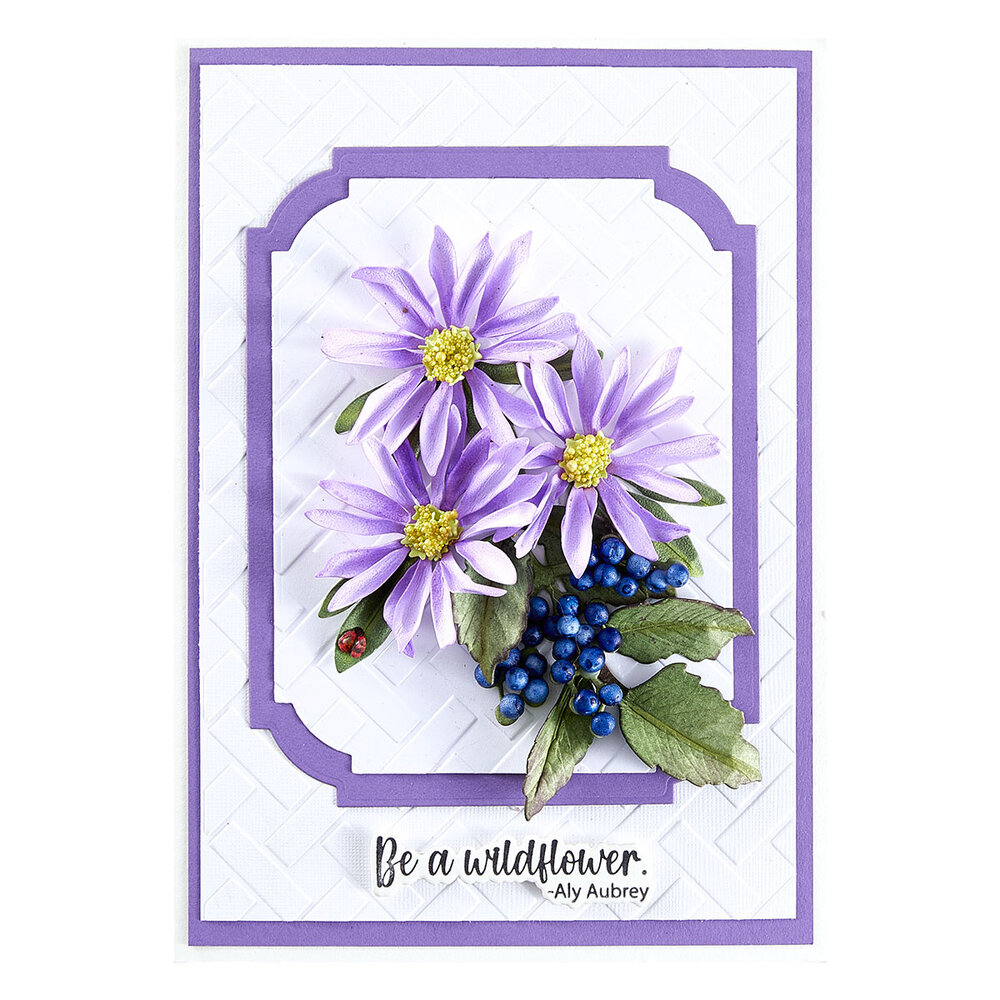 Spellbinders Lavender Mountain Daisy Etched Dies (S2-414) Spellbinders Lavender Mountain Daisy Etched Dies (S2-414)