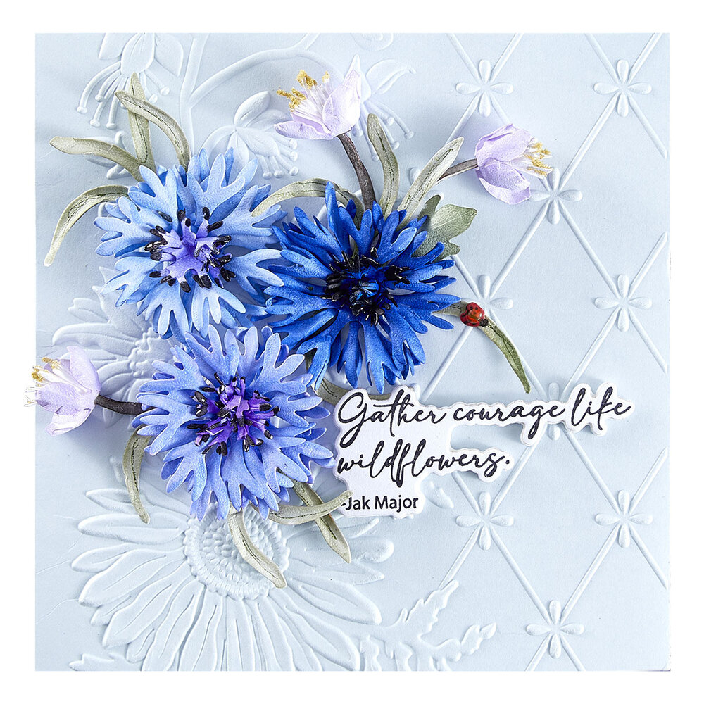 Spellbinders Bachelor Button Etched Dies (S2-413)