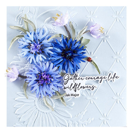 Spellbinders Bachelor Button Etched Dies (S2-413)