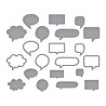 Spellbinders Speech Bubbles Etched Dies (S5-664) (DISCONTINUED)