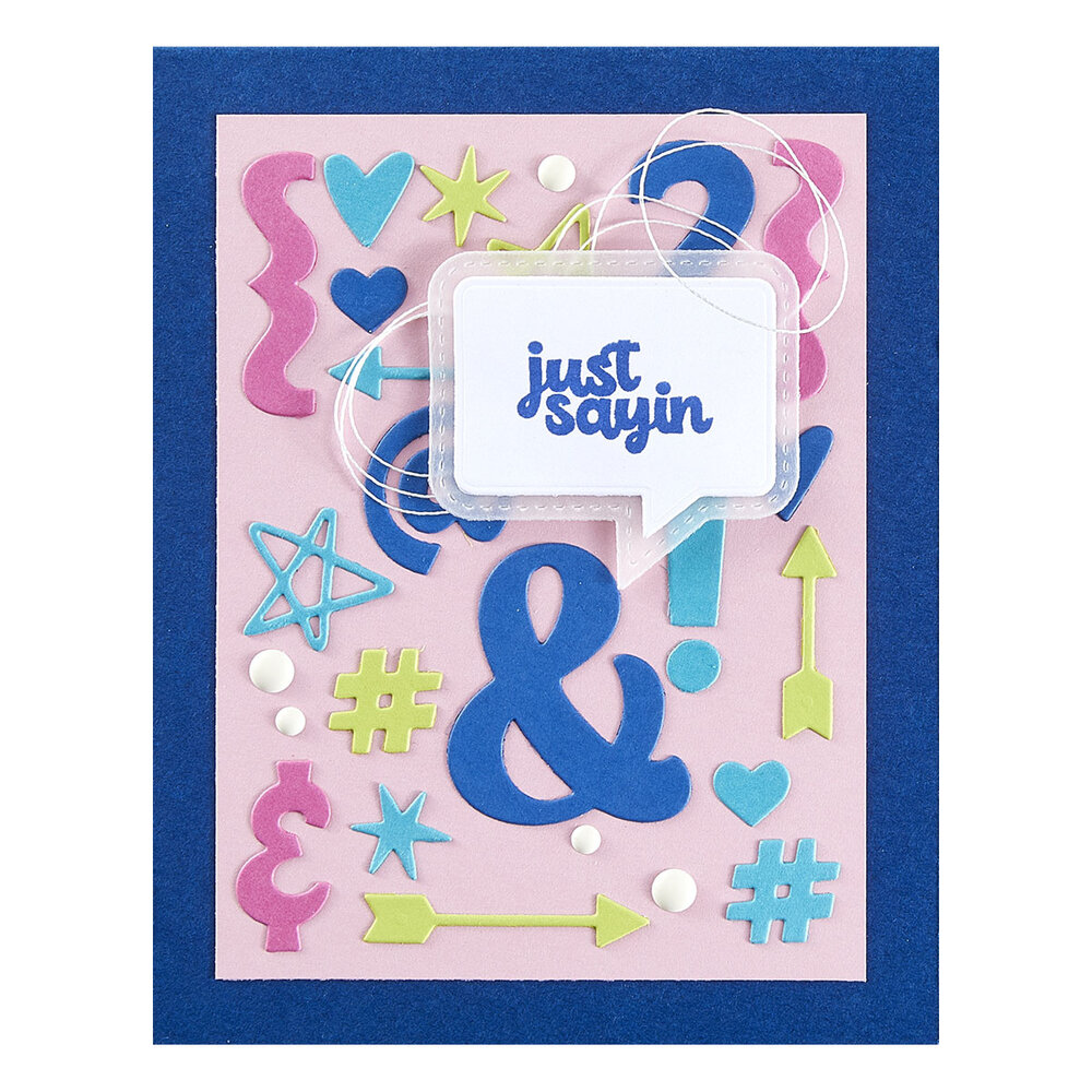Spellbinders Punctuation & Icons Etched Dies (S5-663)
