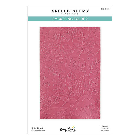 Spellbinders Bold Floral Embossing Folder (SES-063)