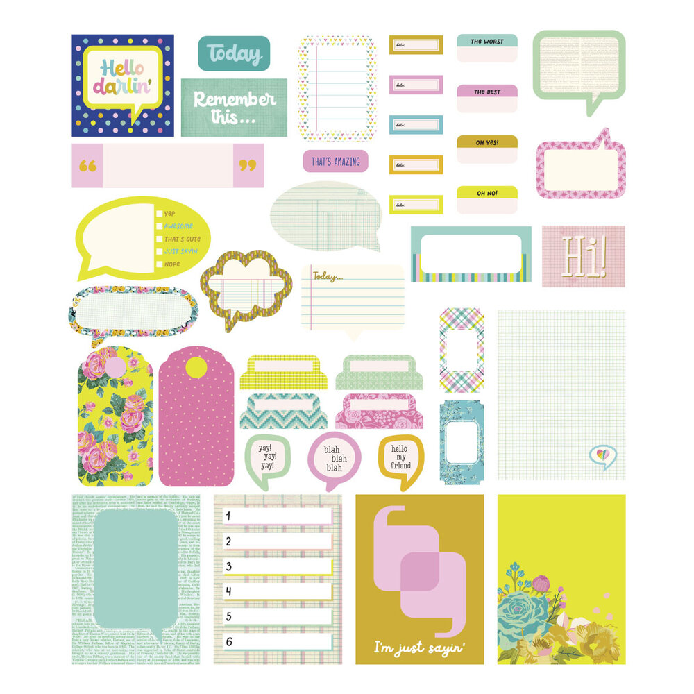 Spellbinders Just Sayin' Writable Die Cuts (SCSE-010)
