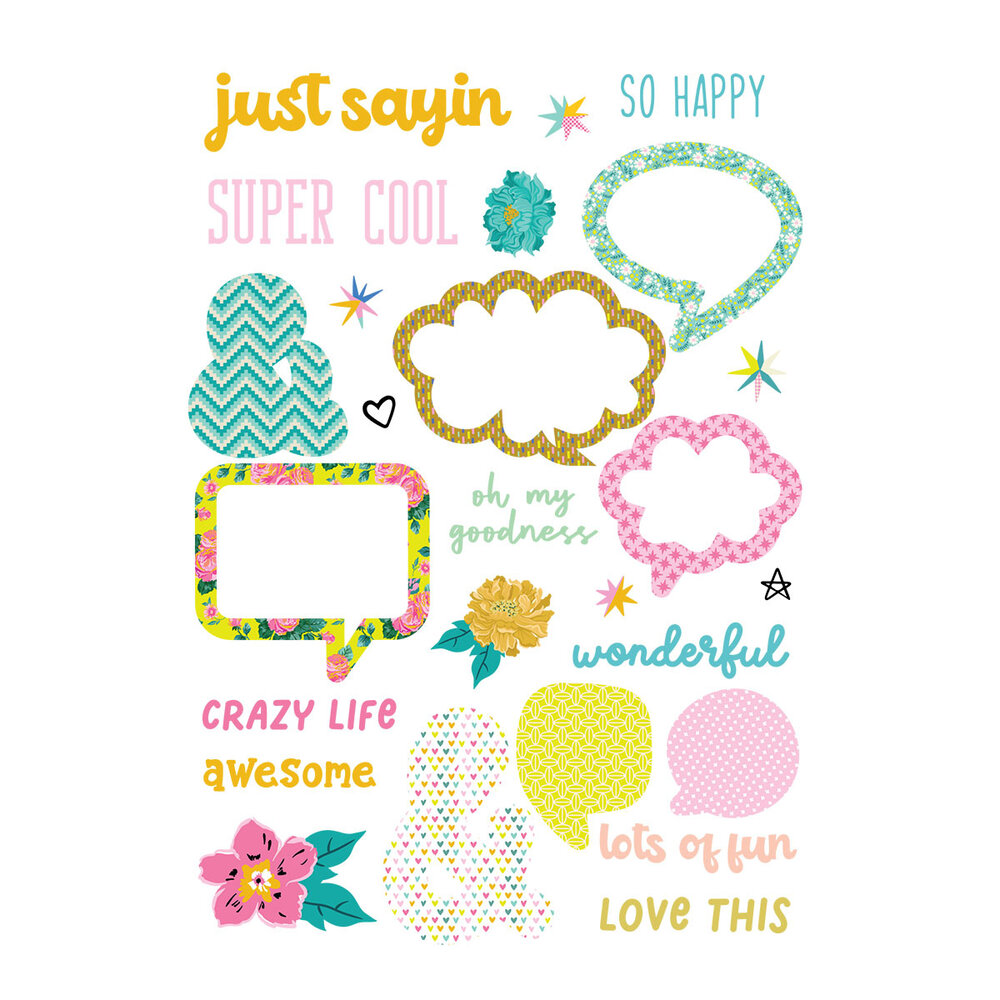 Spellbinders Just Sayin' Sticker Pack (SCSE-007) (DISCONTINUED)
