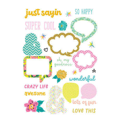Spellbinders Just Sayin' Sticker Pack (SCSE-007) (DISCONTINUED)