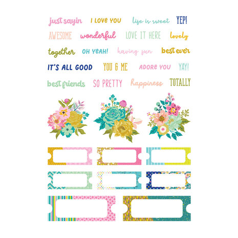 Spellbinders Just Sayin' Sticker Pack (SCSE-007) (DISCONTINUED)