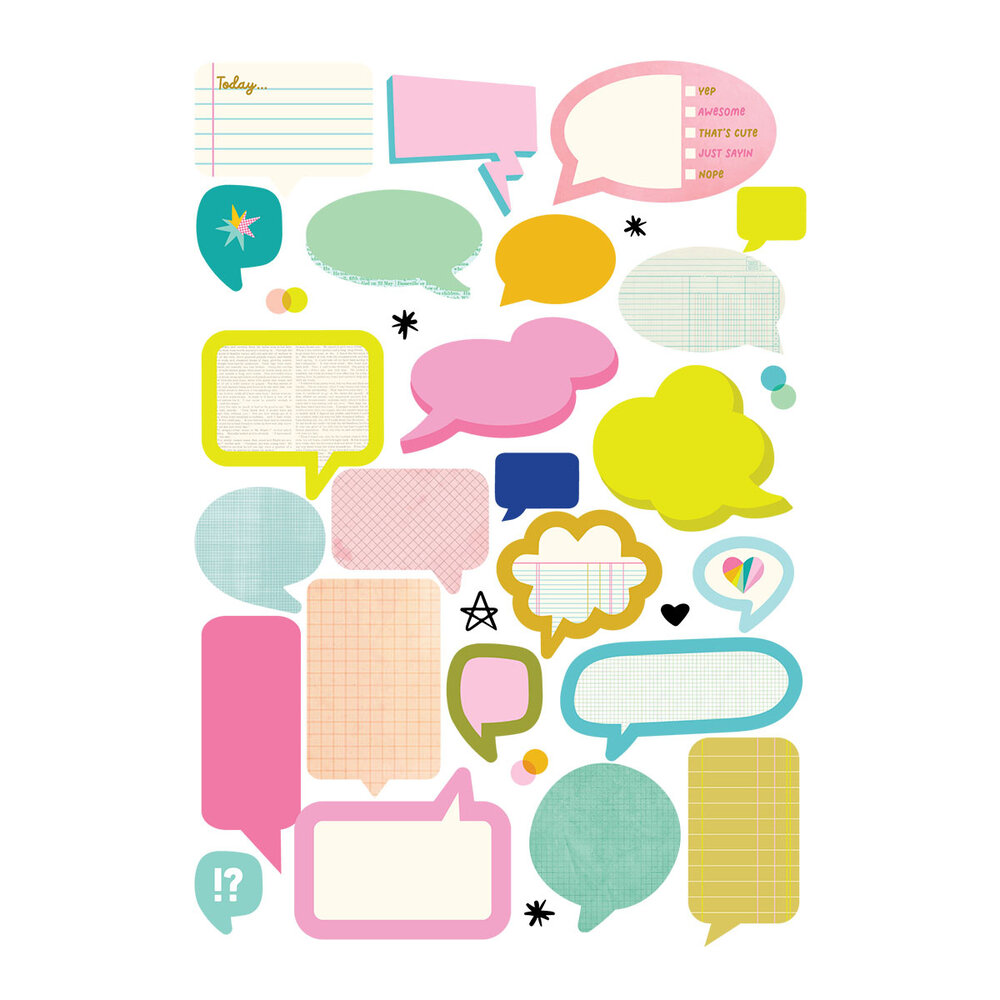 Spellbinders Just Sayin' Sticker Pack (SCSE-007)