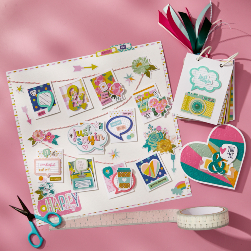 Spellbinders Just Sayin' Embellishment Bundle (BD-0903)