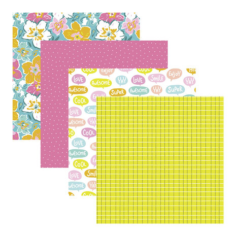 Spellbinders Just Sayin' 6x6 Inch Printed Paper Pack (SCSP-012) Spellbinders Just Sayin' 6x6 Inch Printed Paper Pack (SCSP-012)