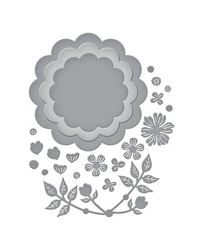 Spellbinders Scallop Journal Cards Etched Dies (S4-1438 )