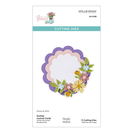 Spellbinders Scallop Journal Cards Etched Dies (S4-1438 ) Spellbinders Scallop Journal Cards Etched Dies (S4-1438 )