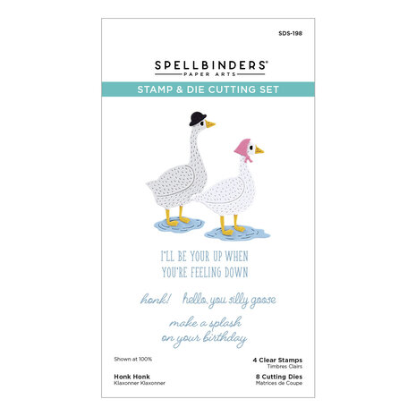 Spellbinders Honk Honk Clear Stamp & Die Set (SDS-198)