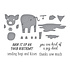 Ham It Up Clear Stamp & Die Set (SDS-199) Ham It Up Clear Stamp & Die Set (SDS-199)