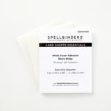 Spellbinders White Foam Adhesive Strips - 1/8 Inch (SCSAH-002)