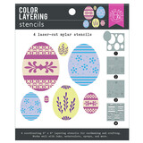 Hero Arts Color Layering Decorative Eggs Stencils (SA294)