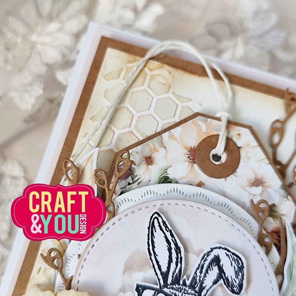 Craft & You Design Honeycomb A6 Stencil (CYD-SC008) Craft & You Design Honeycomb A6 Stencil (CYD-SC008)