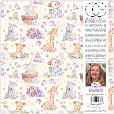 Craft Consortium Little Ones 12x12 Inch Premium Paper Pad (CCPPAD047)