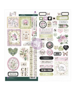 Prima Marketing Serene Petals Stickers (55pcs) (671266)