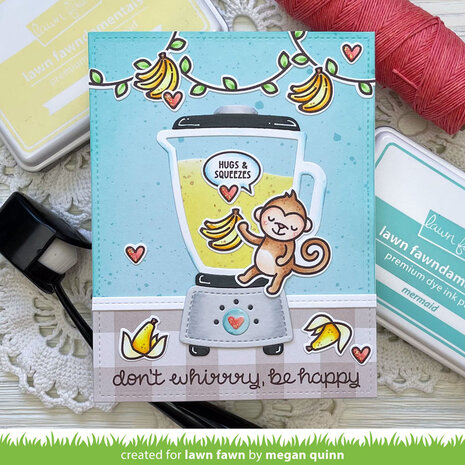 Lawn Fawn Build-A-Drink Blender Add-On Lawn Cuts Custom Craft Dies (LF3684)