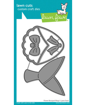 Lawn Fawn Flower Bouquet Wrap Lawn Cuts Custom Craft Dies (LF3686)