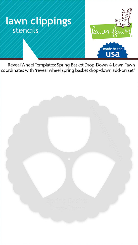 Lawn Fawn Reveal Wheel Templates: Spring Basket Drop-Down Templates (LF3667) Lawn Fawn Reveal Wheel Templates: Spring Basket Drop-Down Templates (LF3667)