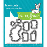 Lawn Fawn Treat Cart Add-On: Smoothies 'N Juice Lawn Cuts Dies (LF3675)