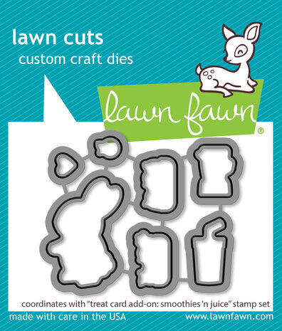 Lawn Fawn Treat Cart Add-On: Smoothies 'N Juice Lawn Cuts Dies (LF3675) Lawn Fawn Treat Cart Add-On: Smoothies 'N Juice Lawn Cuts Dies (LF3675)