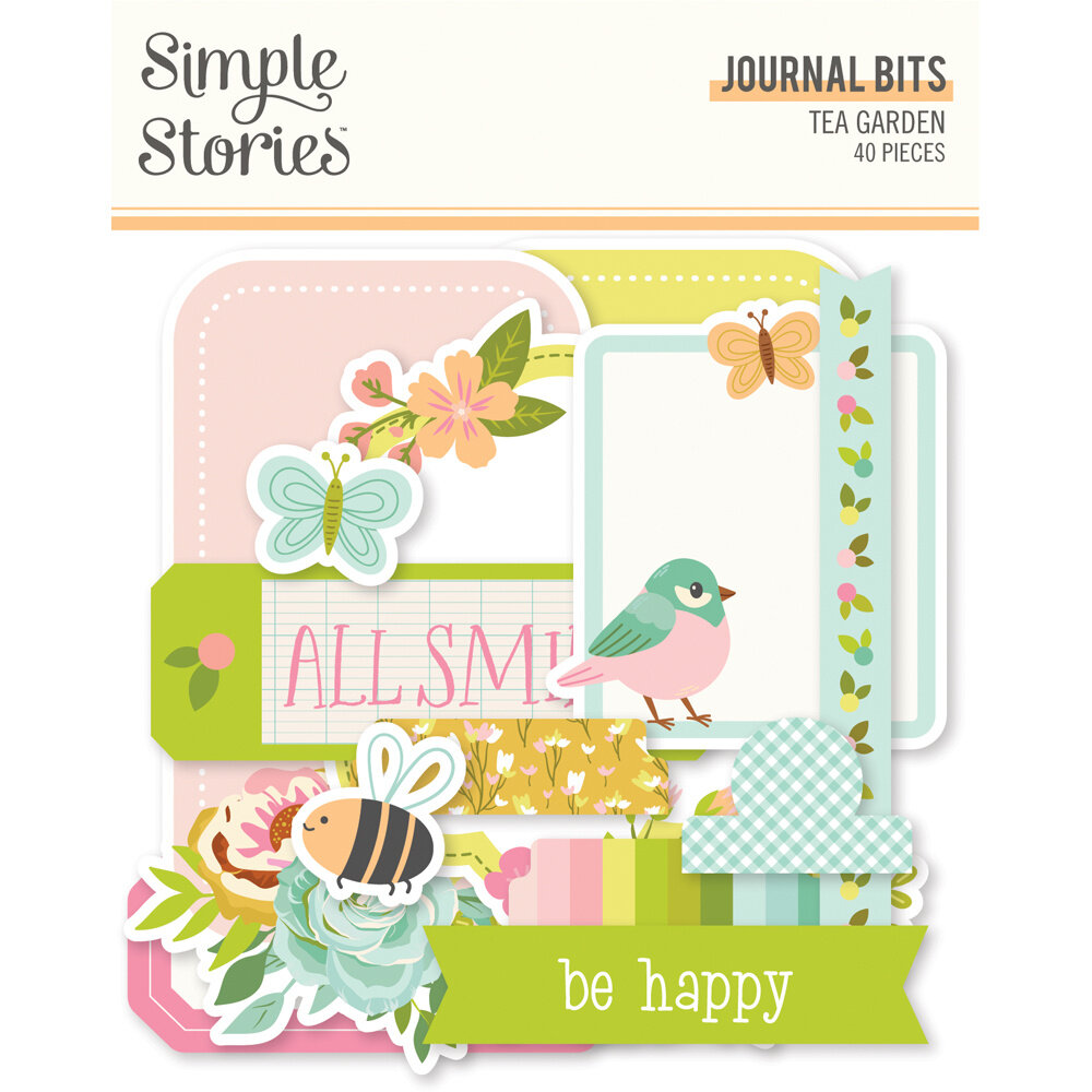 Simple Stories Tea Garden Journal Bits & Pieces (24119)