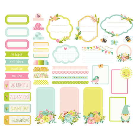 Simple Stories Tea Garden Journal Bits & Pieces (24119)