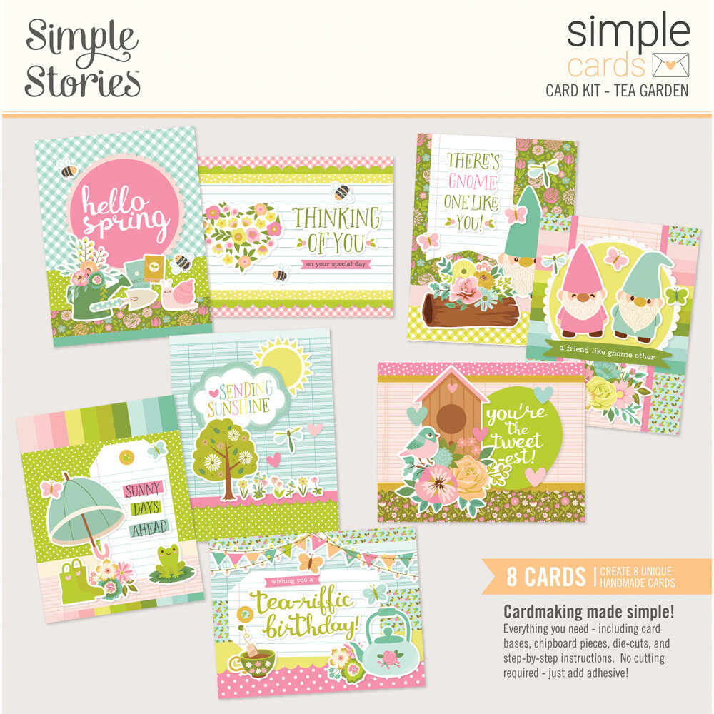 Simple Stories Tea Garden Simple Cards Kit (24125) (OUTLET)