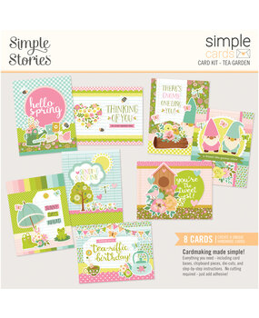 Simple Stories Tea Garden Simple Cards Kit (24125) Simple Stories Tea Garden Simple Cards Kit (24125)