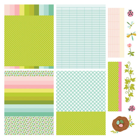 Simple Stories Tea Garden Simple Cards Kit (24125) Simple Stories Tea Garden Simple Cards Kit (24125)