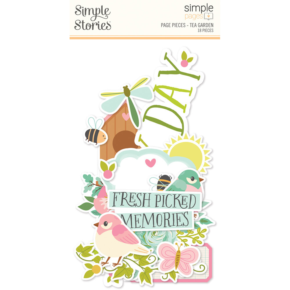 Simple Stories Tea Garden Simple Pages Pieces (24127)