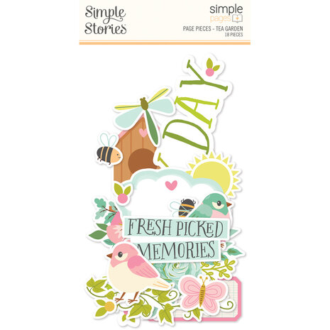 Simple Stories Tea Garden Simple Pages Pieces (24127)
