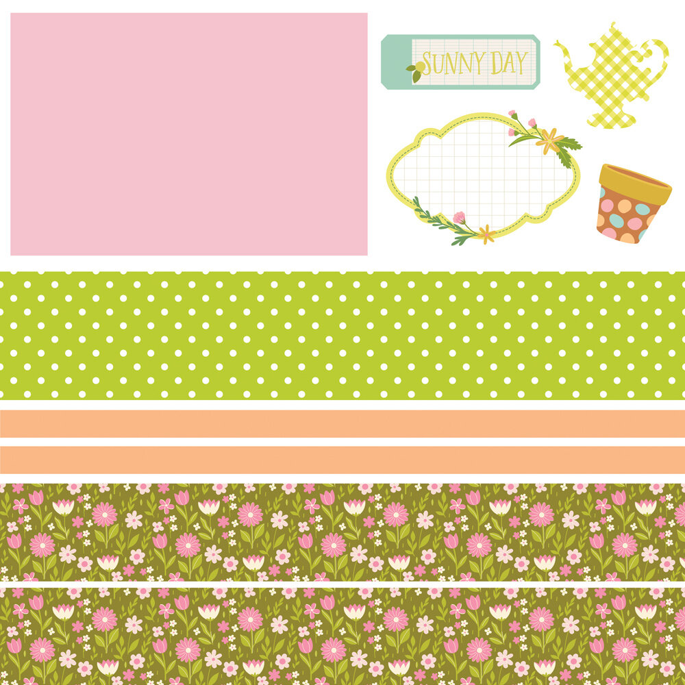 Simple Stories Tea Garden Simple Pages Kit (24126) (OUTLET)