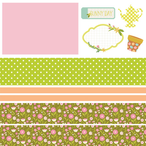 Simple Stories Tea Garden Simple Pages Kit (24126) (OUTLET)