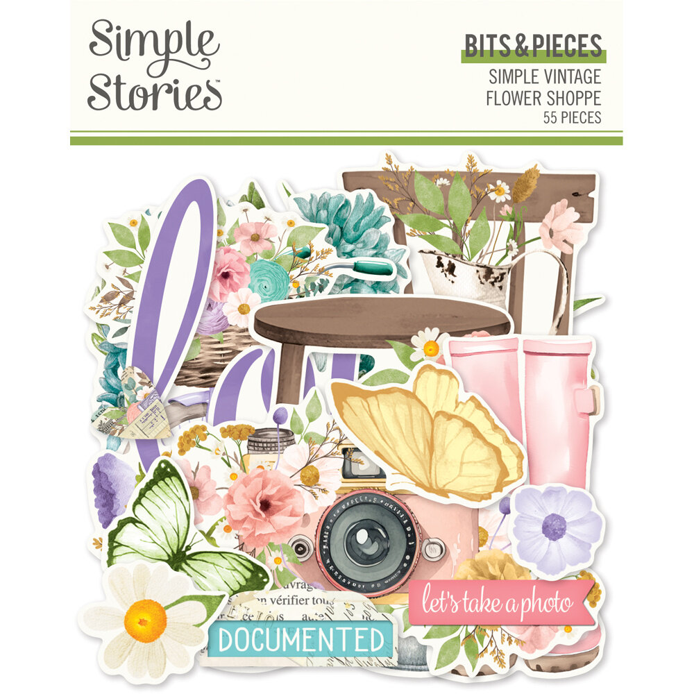 Simple Stories Simple Vintage Flower Shoppe Bits & Pieces (24222)
