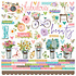 Simple Vintage Flower Shoppe Cardstock Stickers (24202)