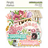 Simple Vintage Flower Shoppe Chipboard Clusters (24227)