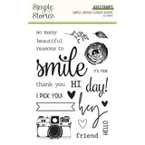 Simple Stories Simple Vintage Flower Shoppe Clear Stamps (24220)