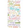 Simple Stories Simple Vintage Flower Shoppe Foam Stickers (24228)