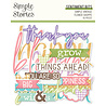Simple Stories Simple Vintage Flower Shoppe Sentiment Bits & Pieces (24224)