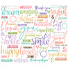 Simple Stories Simple Vintage Flower Shoppe Sentiment Bits & Pieces (24224)