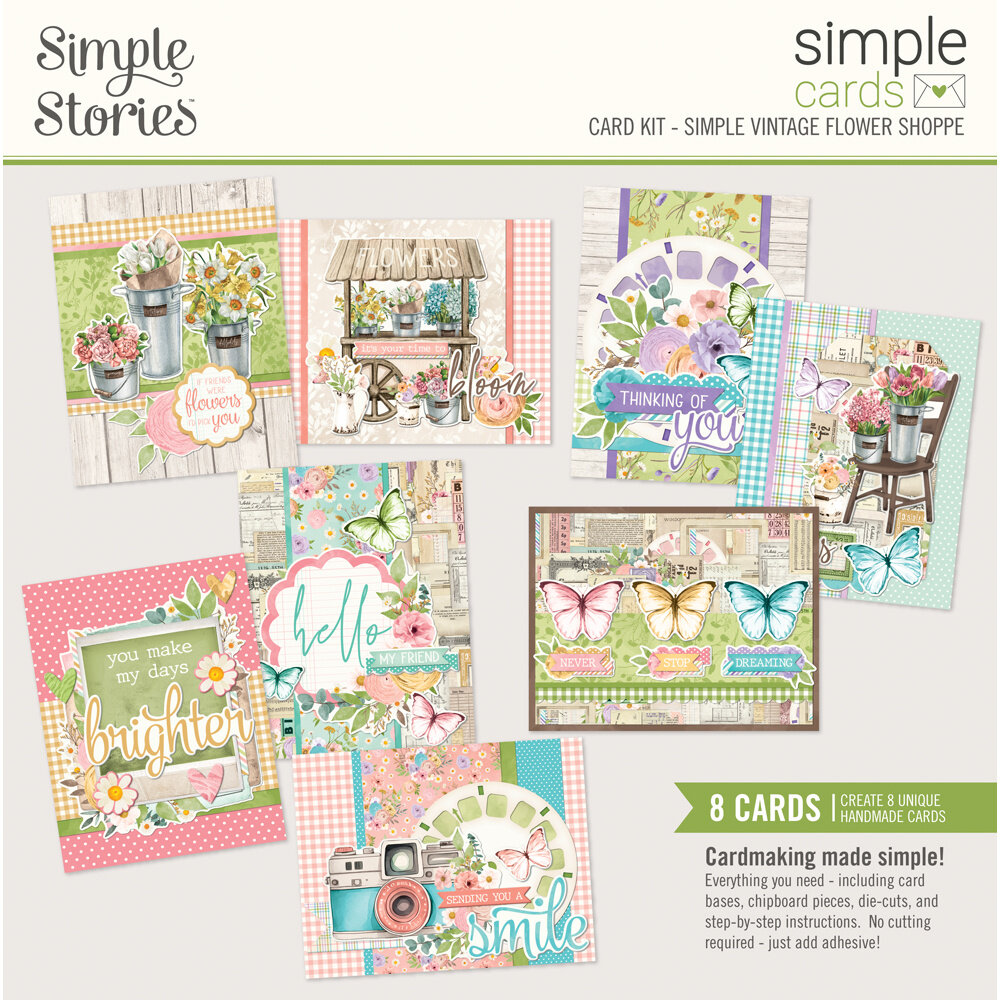 Simple Stories Simple Vintage Flower Shoppe Simple Cards Kit (24233)
