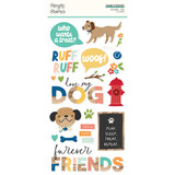 Simple Stories Fur Baby Dog Foam Stickers (24009)