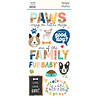 Simple Stories Fur Baby Dog Foam Stickers (24009)